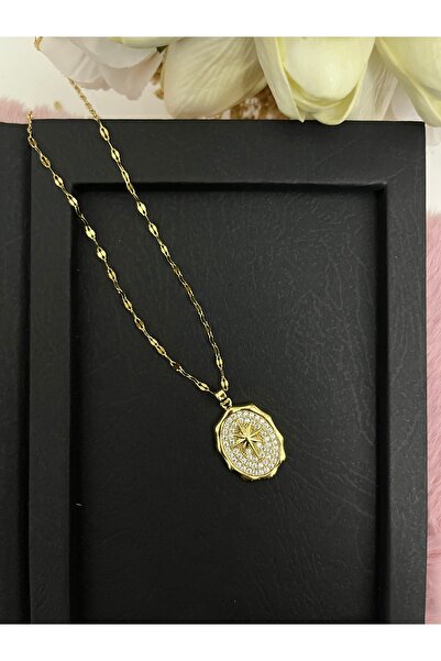 LOREA JEWELRY Yıldız Pusula Kolye
