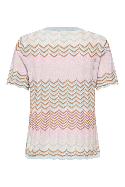 ONLY ONLALVIRA LIFE SS GLITTER O-NECK KNT pentru femei O15288558-4794681