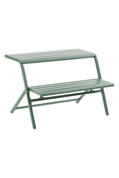 Hesperide Drilia 2-Seater Epoxy-Treated Steel Balcony Bench