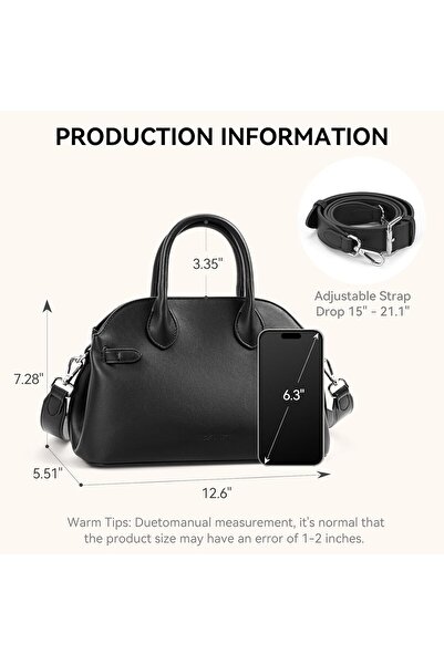 BOSTANTEN Suede Purse for Women – Top Handle Satchel & Crossbody Tote