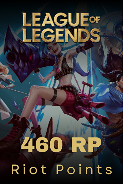 Riot Games League Of Legends 460 RP Riot Points Cash