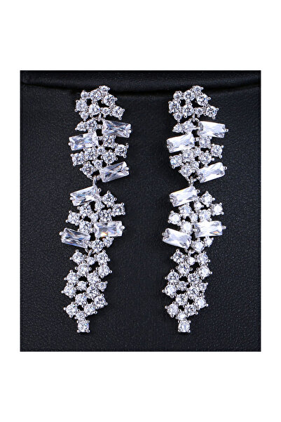 OEM Cercei lungi mireasa cu Swarovski Elements