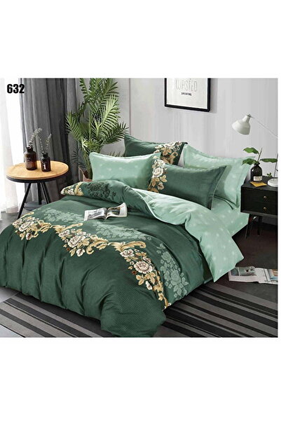 OEM Elegant Green Double Finet Bedding Set