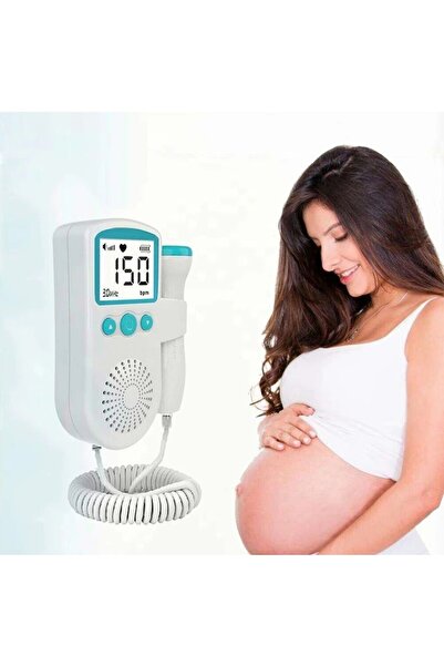 Flippy Flippy Fetal Doppler Monitor, Heart Rate, 4.5 cm LCD Screen, from 9 Weeks, 12.8x9.6x3 cm, Green