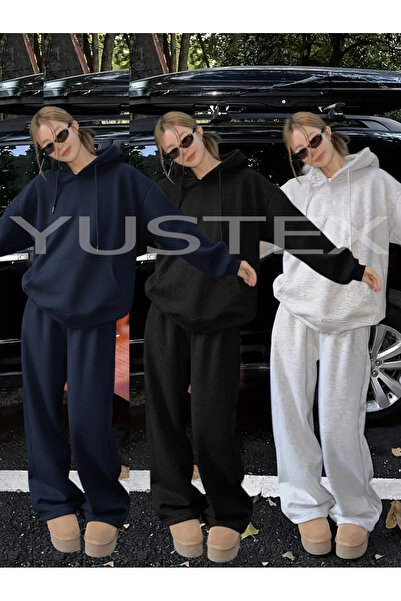 CAONNES Χειμερινό παντελόνι φόρμας 3 τεμαχίων, μαύρο, γκρι, ναυτικό μπλε, με ...