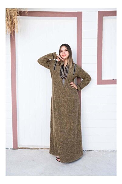 AFandina Elegant design winter wool jalabiya A-024