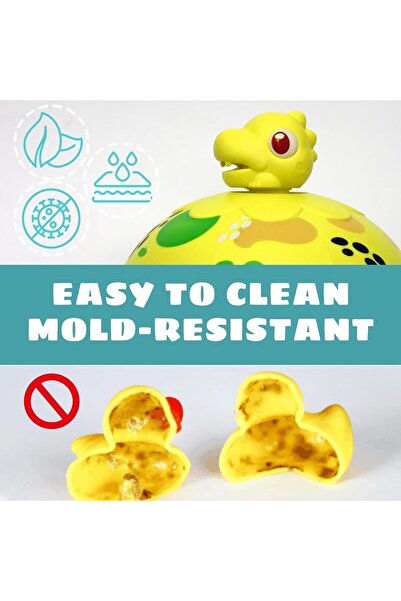 Generic Kids Bath Toy — Dinosaur Umbrella Sprinkler with Bubbles and Spinning Spray (Ages 2–6)