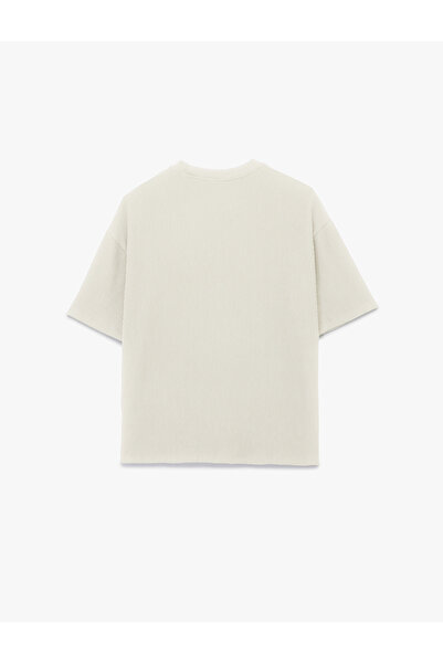 Koton White Men's Cotton T-Shirt