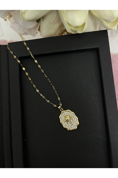 LOREA JEWELRY Yıldız Pusula Kolye