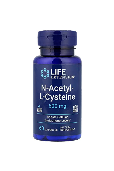Life Extension N-Acetyl-L-Cysteine (NA.C), 600mg Immune Response, Respiratory...