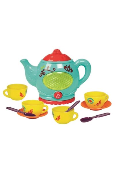 RS Toys RS Toys teapot and 4 cups play set, with sounds, 3 years+