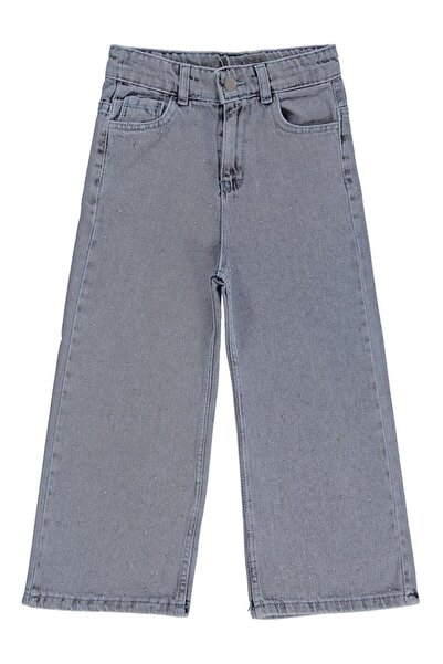 Civil Girls Taş Printed 10-13 Years Old Trousers - Blue 13-14 Years Old