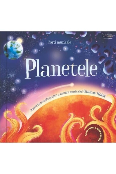 Univers Enciclopedic Junior Planete - Carte muzicală (Usborne Books)