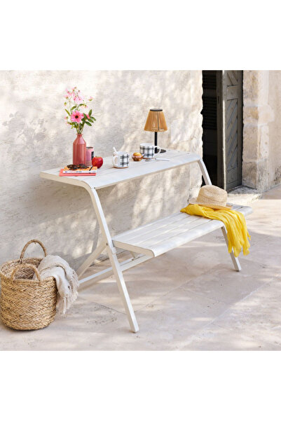 Hesperide Drilia 2-Seater Epoxy-Treated Steel Balcony Bench