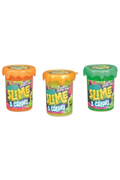 RS Toys Set de 3 borcane de slime RS Toys, 3 culori diferite, 6+ ani