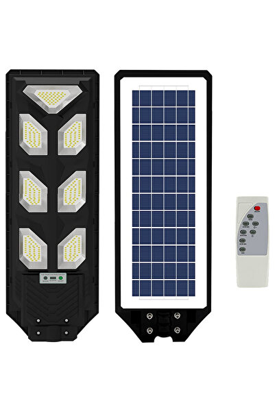 Sumkyle مصباح شارع LED خارجي يعمل بالطاقة الشمسية بقوة 700 واط مع مستشعر حركة...