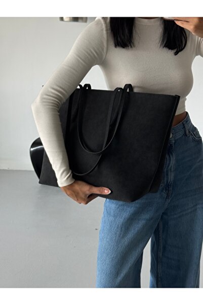 ALTUDA Geantă de umăr pentru femei, cu fermoar, cu mâner dublu, Sable