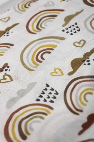 Mimiko Multi-Purpose 2-Layer Checkered Muslin Cover & Blanket 100% Cotton Gots Certified 120X120 cm