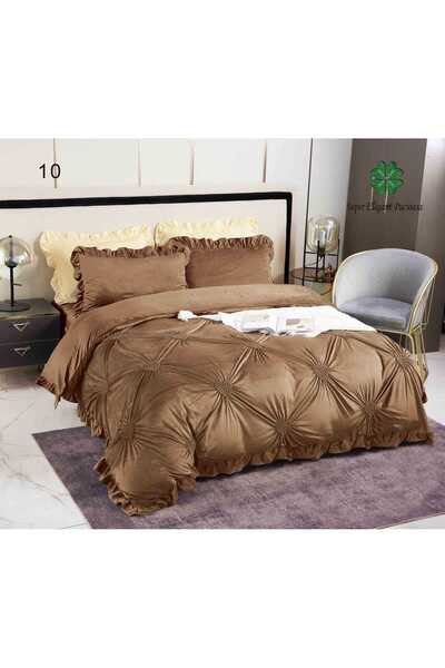 OEM Bed linen with pleats in VELVET CATP12