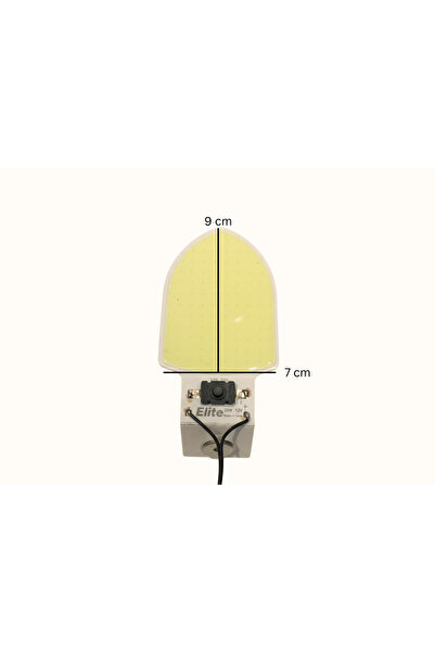 Elite LED Light with magnetic base, 3m wire with alligator clips, camping, on/off switch (White Light)