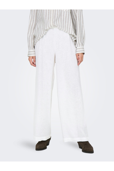 ONLY Women's Onltokyo Hw Linen Blend Pant Pnt Noos O15259590-3926545