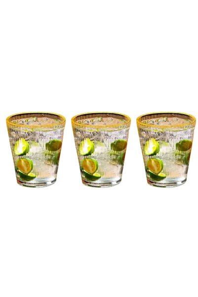 Atlas Mutfak كوب زجاجي بتصميم جديد للمشروبات الغازية، اللاتيه، الماء سعة 300 ...