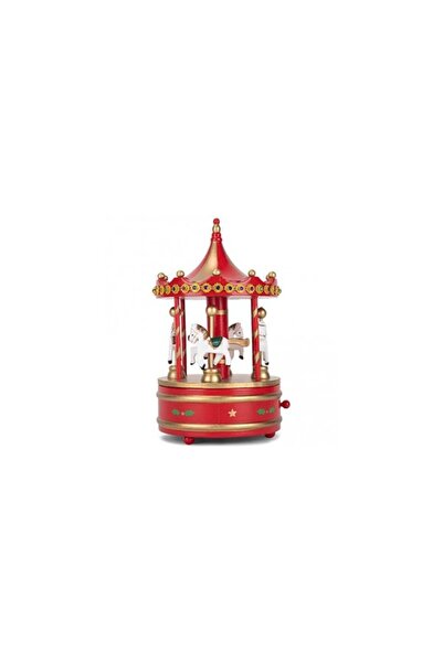 Aca Premium XL Carousel Wooden Music Box