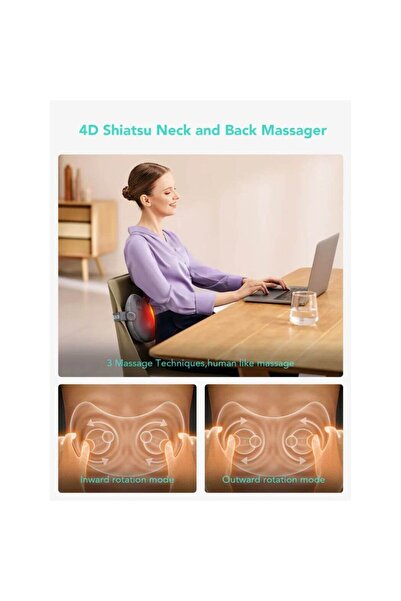 SKG T1-2 Pro Shiatsu Back & Neck Massager with Heat