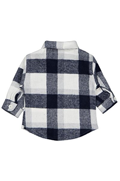 Civil Baby Lumberjack 6-18 Months Shirt - Navy Blue 18-24 Months