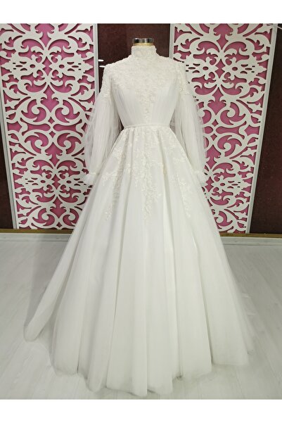 Beyaz Sayfa Helen Tesettür Gelinlik