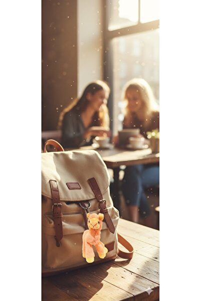 Pufline Sevimli Lama Peluş Oyuncak Ve Anahtarlı Ve Çanta Süsü