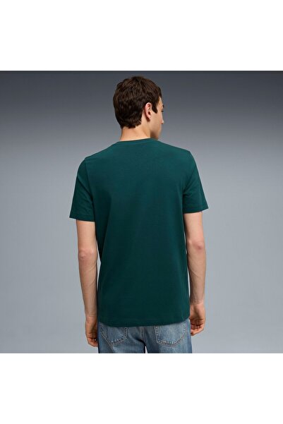 Puma Pánské tričko Ess 2 Color Small No. 1 Logo Tee, zelené