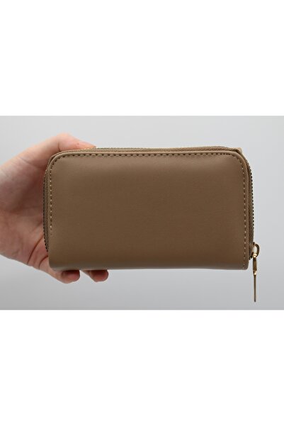 Bevitton Mink Leather Coin Compartment, Plenty of Card Holders, Medium Women's Wallet 006