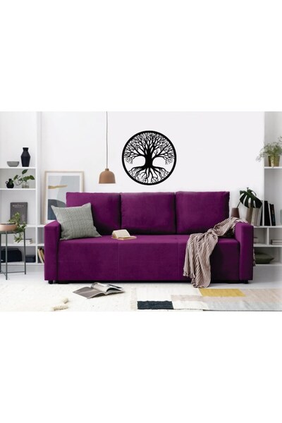 METALDESIGN Decor de perete Copacul Vieții ACD001, Metal 2mm, 60x60 cm