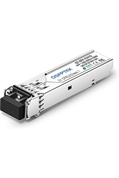 QSFPTEK SFP 1000BASE-SX 1.25Gbps MMF LC Transceiver for Netgear AGM731F (850n...