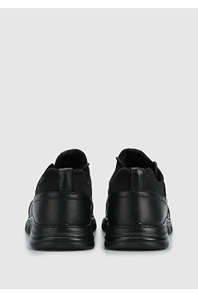 Provoq Μαύρα Δερμάτινα Ανδρικά Παπούτσια