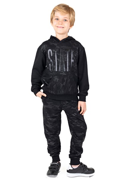 best kids Camouflage detailed hooded tracksuit set