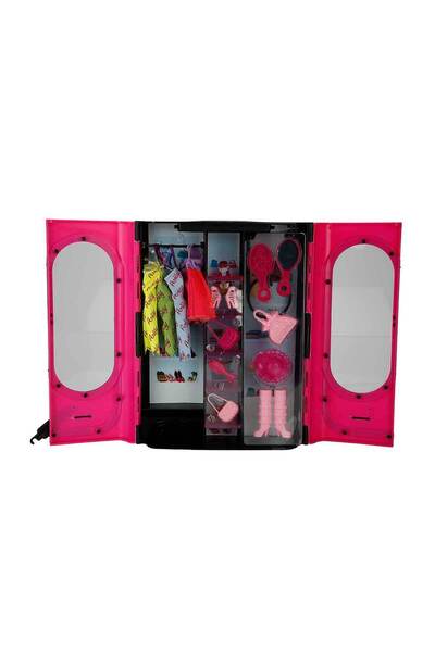 EGOMONİİ Oyuncak Elbiseli Aksesuarlı Gardrop