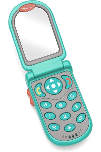 Infantino هاتف فليب آند بيك الممتع، أزرق مخضر