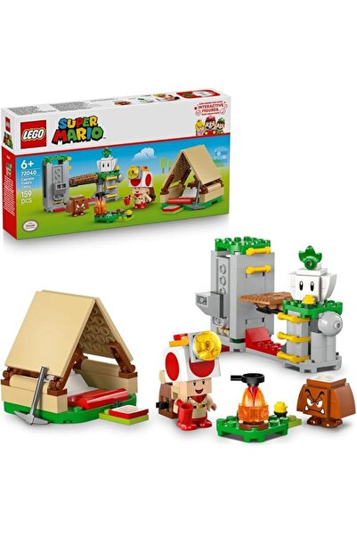 LEGO Super Mario 72040 Captain Toad's Camp Interactive Playset (159 Pieces, Ages 6+)