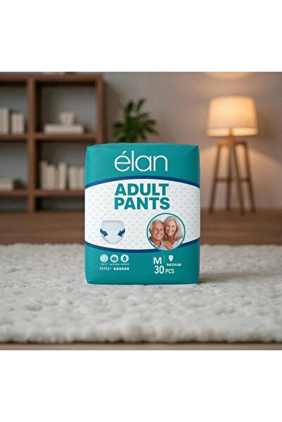 ELAN YETİŞKİN KÜLOTLU HASTA BEZİ MEDIUM ORTA BOY KADIN ERKEK UNISEX 30 ADET - 1 PAKET