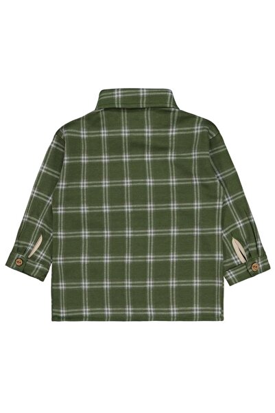 Civil Boys Plaid Shirt for Ages 2-5 - Khaki3-4 Years