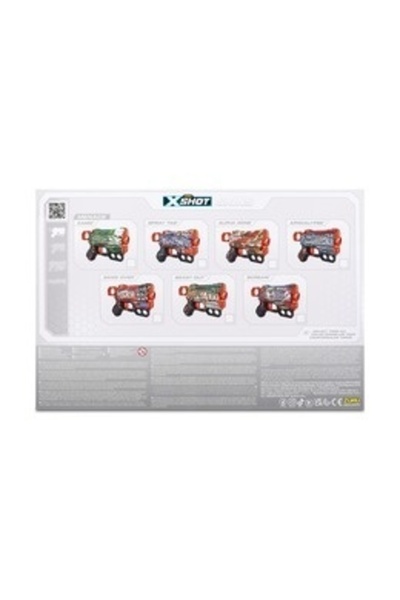 Zuru X-Shot Skins Pistol Set, 4 Pieces, Multicolor