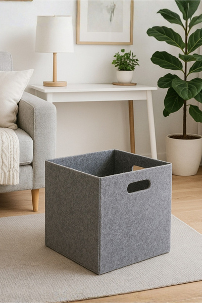 HOMİNG Single 30X30 cm Multi-Purpose Felt Organizer Closet Organizer