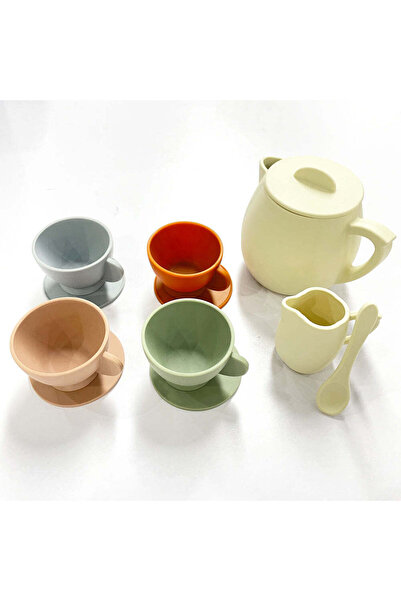 OEM Silicone tea set for children - role-playing game