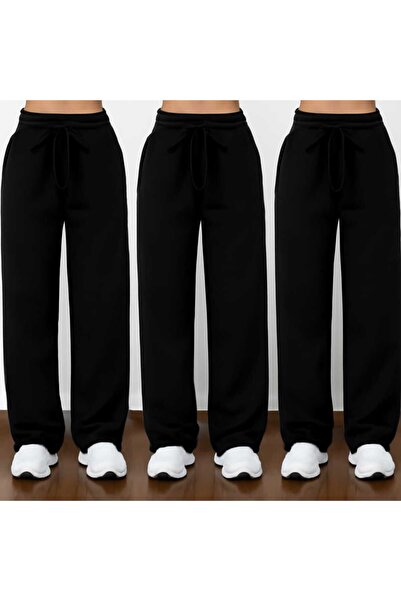 BERYY MODA Pantaloni de trening Ksın Winter Triple Black Basic