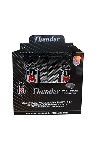 Thunder BEŞİKTAŞ SPOR LİSANSLI FUTBOLCU KARTLARI-10'LU