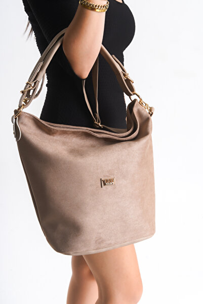 Solo Bag Women's Suede Soft Shoulder Handle Crossbody Bag