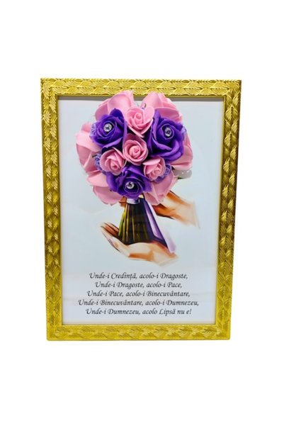 T&M Personalizare Tablou înrămat A4 (30x21 cm) - Binecuvântarea Casei - v14, ...