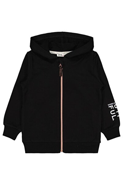 Civil Girls Basic Cardigan for Ages 2-5 - Black3-4 Years Old